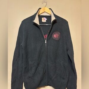 INDIAN MOTORCYCLE x LUCKY BRAND Collab Full Zip Knit Cardigan